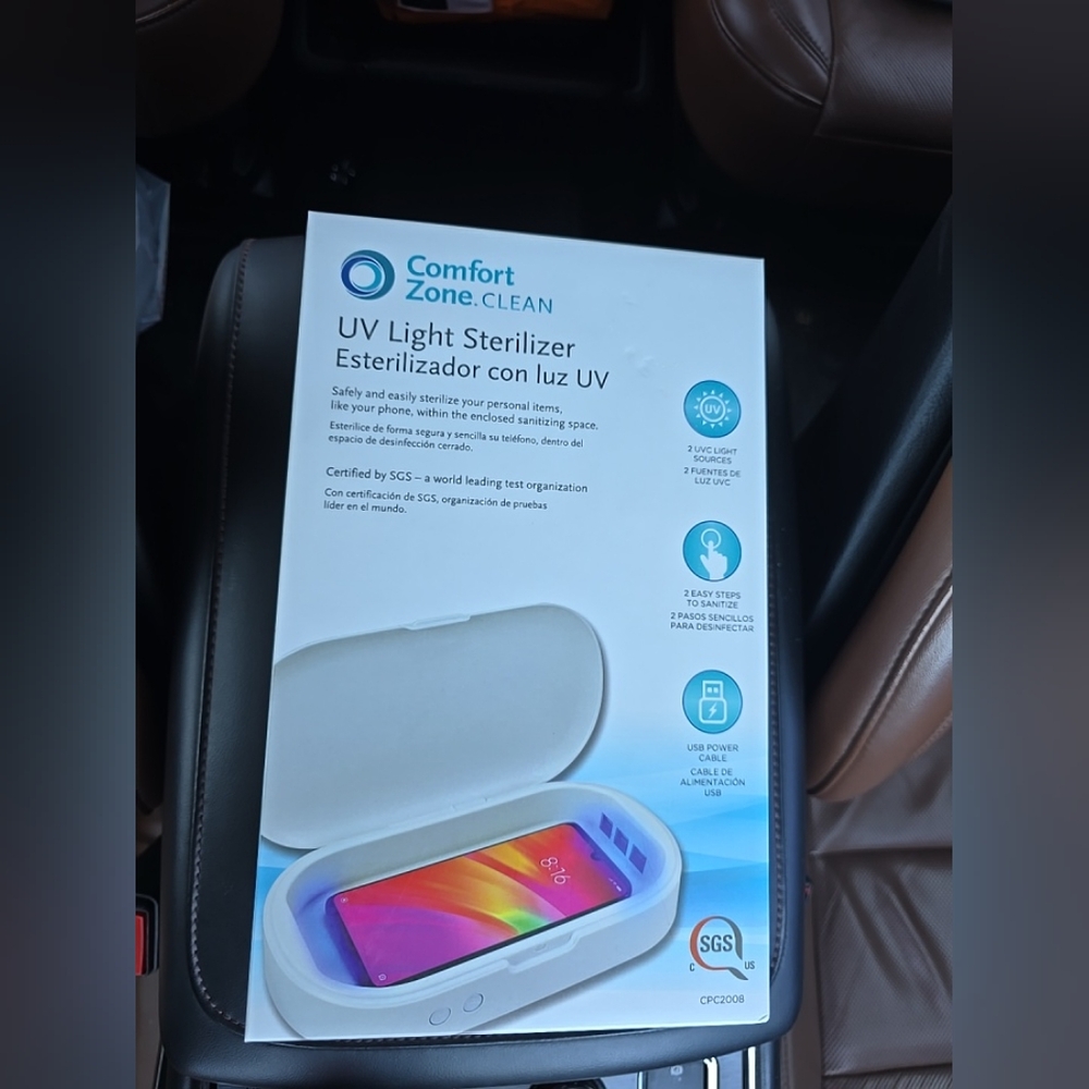 Comfort Zone Clean UV Light Sterilizer with White Case